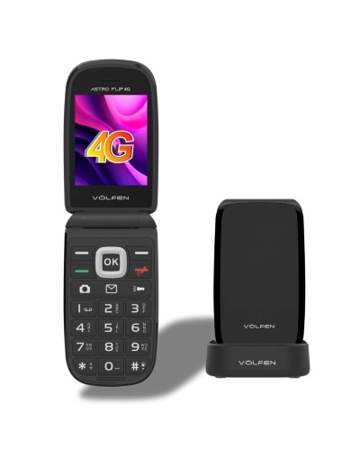 Teléfono Móvil para Mayores Volfen ASTRO FLIP Negro 48 MB 2,8" 4G
