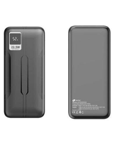 Powerbank LEOTEC LEPOW20W22K Black 20000 mAh