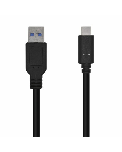 Kabel USB A naar USB-C Aisens A107-0450 Zwart 1,5 m (1 Stuks)