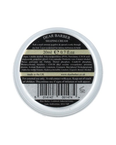Dear Barber Soft Hold Styling Cream - Haarstyling für Männer
