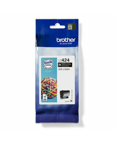 Originele inkt cartridge Brother LC424BK Zwart