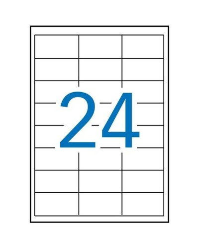 Klevende etiketten Apli 01263 Wit