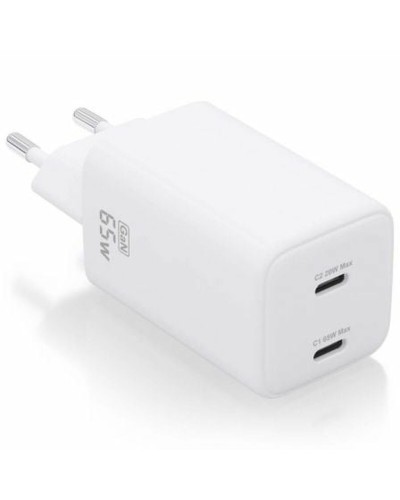Wall Charger Aisens ASCH-65W2P039-W White 65 W (1 Unit)