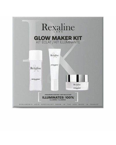 Rexaline Crystal Bright Glow: Set de Cosméticos para Mujer 3 Piezas
