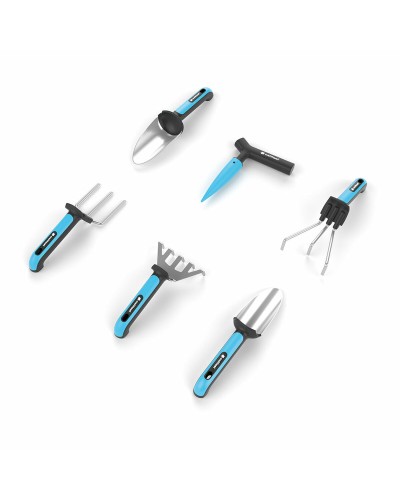 Kit de Herramientas de Jardinería Cellfast Energo, 6 Piezas de Acero Inoxidable
