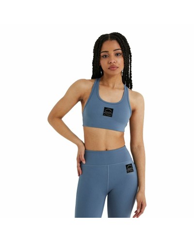 Ellesse Soutien-gorge de Sport Lucciola Bleu - Maintien Moyen Entraînement
