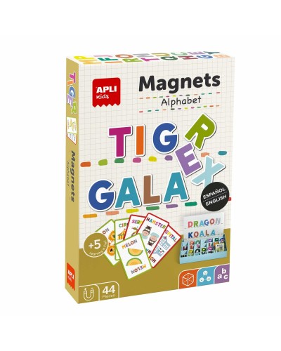 Apli - Juego Magnético Multicolor - Creatividad & Aprendizaje - 48 Piezas

