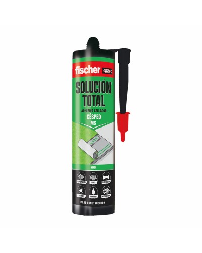 Fischer Solution Totale Mastic/Adhésif Vert 290ml pour Pelouses
