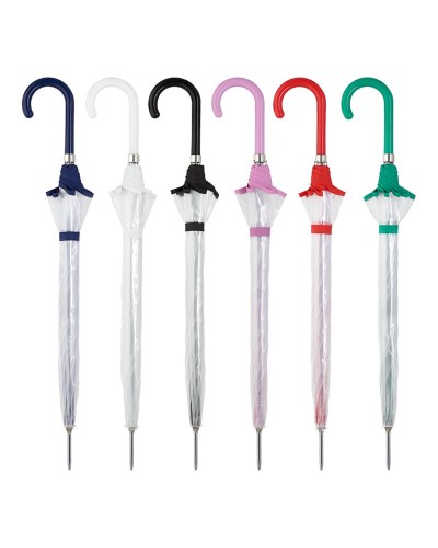 Automatic Transparent Umbrella C-Collection Ø 93cm - Windproof & Rainproof
