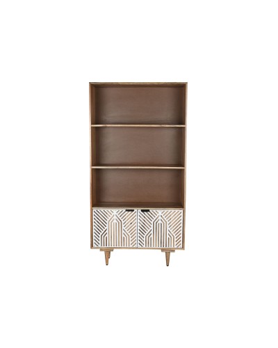 Hyllyt Home ESPRIT Valkoinen Mangopuu 90 x 35 x 168 cm