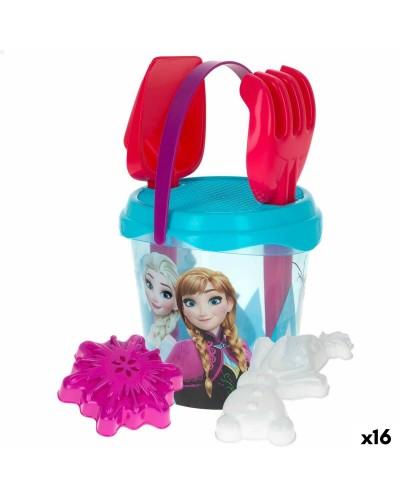 Strandleksaker set Frozen Elsa & Anna Ø 18 cm (16 antal)