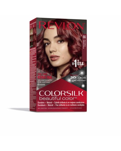 Revlon Colorsilk Coloration Cheveux Rouge Cerise 66 - Sans Ammoniaque
