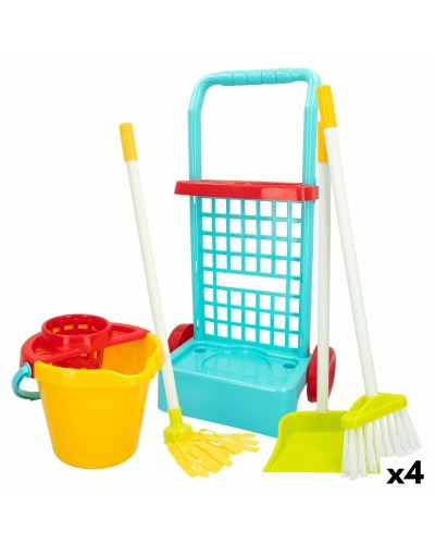 Colorbaby My Home Carrello Pulizie: Accessori Gioco - 30,5x55,5x19,5cm (4pz)
