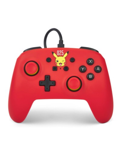 Manette de jeu PowerA rouge Nintendo Switch - Filaire, Ergonomique

