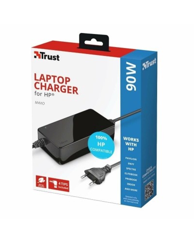 Trust Caricatore Portatile 90W USB-C Power Delivery - Ricarica Rapida Laptop & Dispositivi
