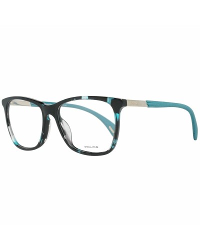 Police Gafas de Mujer PL630: Montura Elegante, Calibre 53, Negro/Dorado
