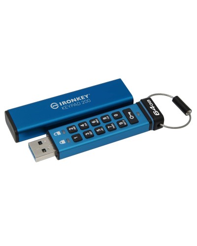 Pendrive Kingston IKKP200/64GB Blauw