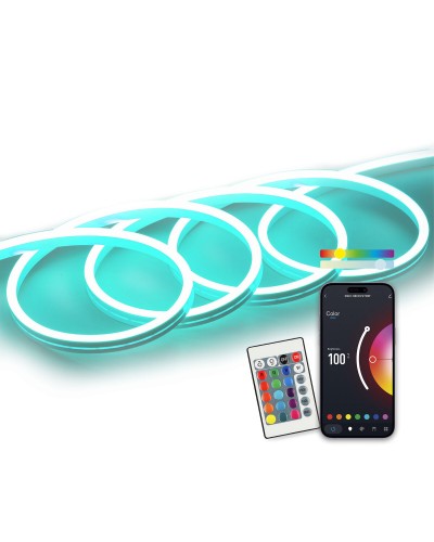 Bandes LED intelligentes KSIX SmartLED de 5 m pour un éclairage domestique puissant, 4300 lm
