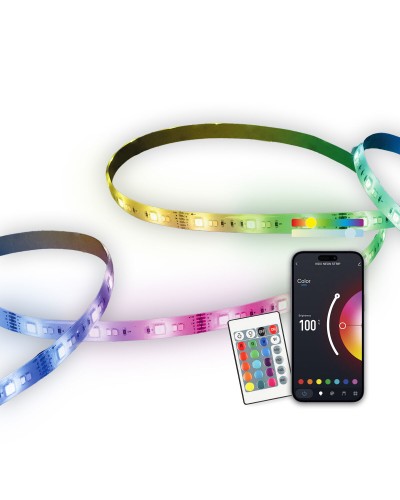 KSIX SmartLED 5 m LED Strips: Adjustable color temperature 2700-6500 K
