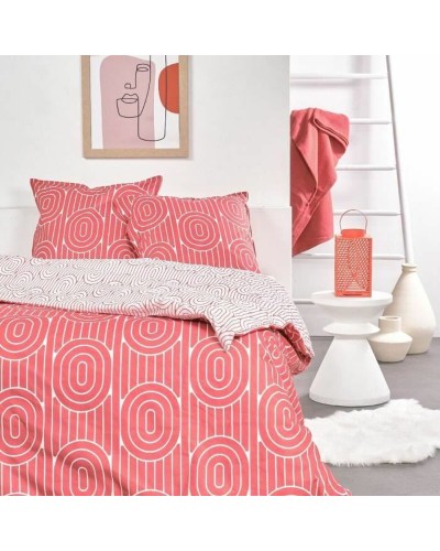 'TODAY Red Duvet Cover 260 x 240 cm, 3 Piece Set, Soft and Comfortable'
