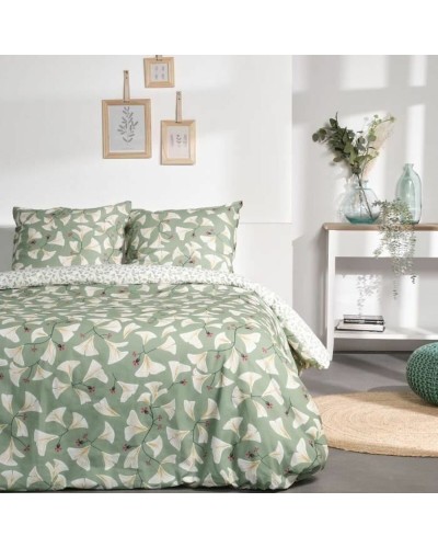 Funda Nórdica TODAY Verde 3 Piezas | 240 x 220 cm | Juego de Cama Transpirable y Suave
