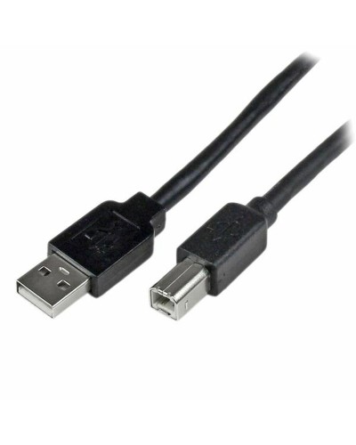 Câble USB A vers USB B Startech USB2HAB65AC          Noir