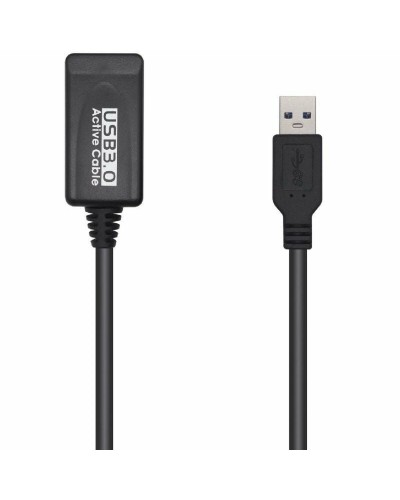 Verlengkabel USB Aisens A105-0525 Zwart 5 m (1 Stuks)