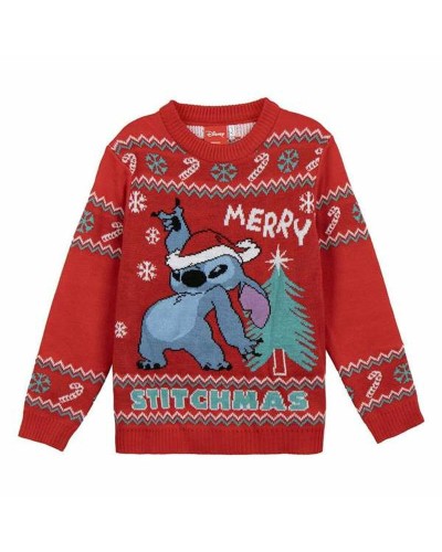 Jersey Unisex Stitch Rojo 8 Años