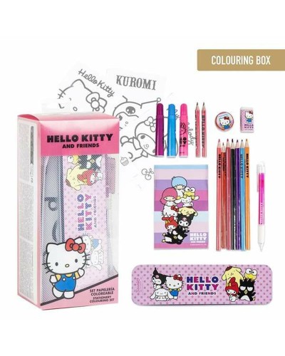 Ritningsset Hello Kitty Vit