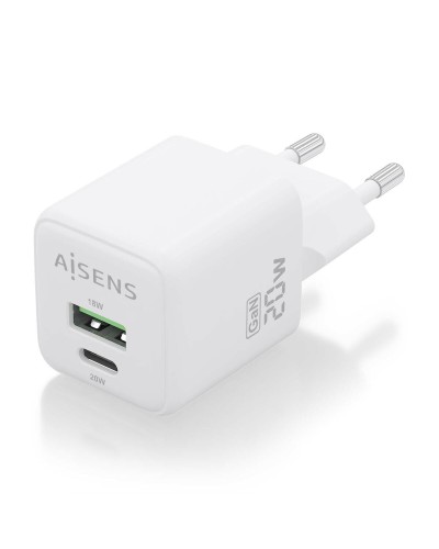 Cargador de Pared Aisens ASCH-20W2P010-W Blanco 20 W (1 unidad)