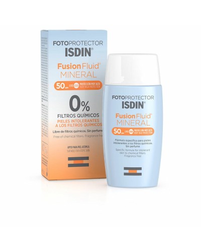 Écran solaire visage Isdin Fotoprotector Fusion Fluid Mineral SPF 50+ 50 ml