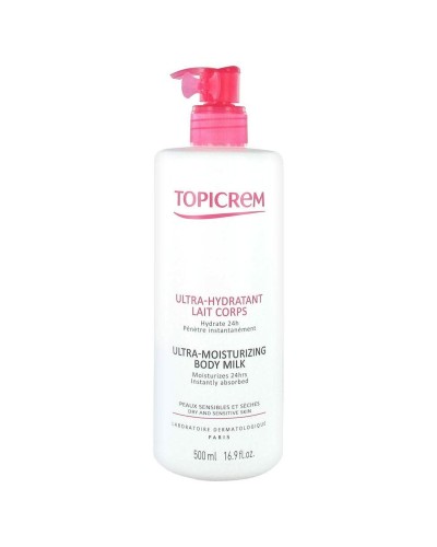Topicrem Ultra-Hydratisierende Körpermilch 500ml - Trockene und Empfindliche Haut
