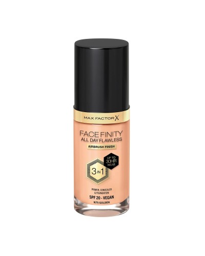 Pohjameikkivoide Max Factor Facefinity 3-in-1 Spf 20 Nº 75-golden 30 ml