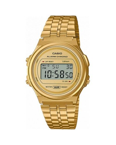Casio Vintage A171WEG-9AEF Reloj Digital Unisex Dorado Retro
