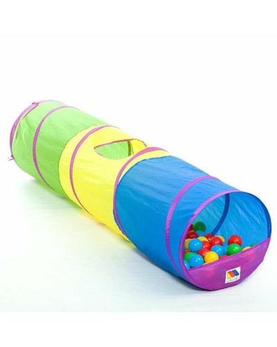Moltó Tunnel Jeu d'Enfant + 25 Balles | Tanière Amusante et Colorée
