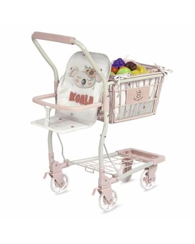 Decuevas Koala: Cochecito de Muñecas Plegable (30x50x62cm)
