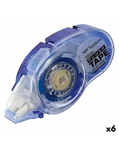 Plakband Tombow Maxi Power Transparant Polyethyleen 8,4 mm 16 m (6 Stuks)