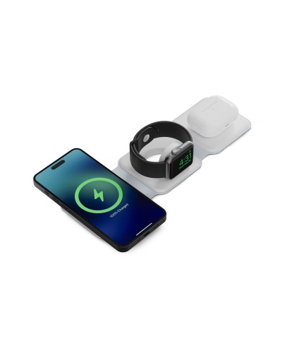 KSIX Chargeur sans fil Qi 15W Charge Rapide Smartphone
