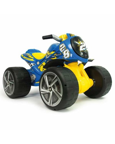 Injusa Quad Elettrico Flames 6V - 87cm, Moto per Bambini

