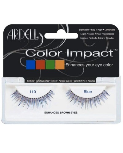 Ardell Cils Faux Color Impact 110 Bleu - Effet Volume & Couleur
