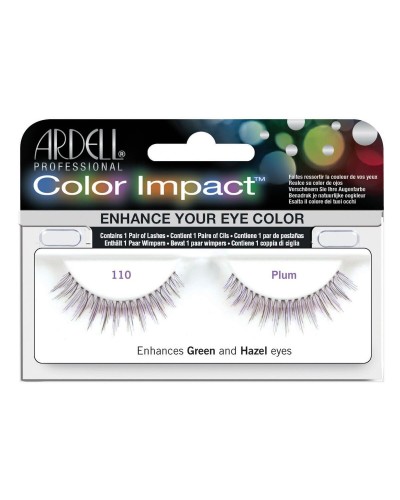 Ardell Color Impact Pestañas Postizas N° 110 Plum - Efecto Volumen Natural
