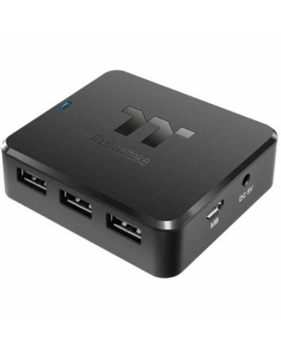 Thermaltake H200 PLUS Hub USB Negro - Amplía los Puertos USB de Tu PC

