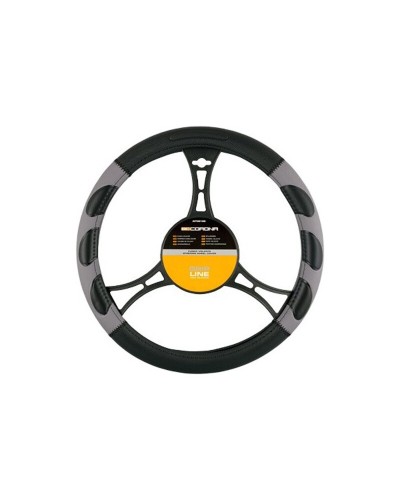 Funda de volante BC Corona Gris Ø 36-38cm - Comodidad & Protección
