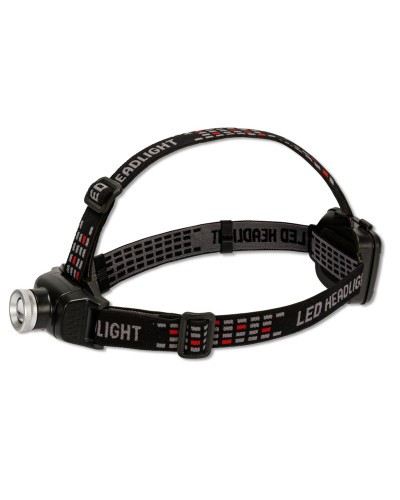 Laddningsbar och justerbar LED-pannlampa Velamp 6 W 400 lm