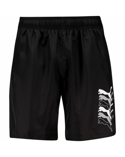 Herren Badehose Puma Cats Mid 1P Schwarz