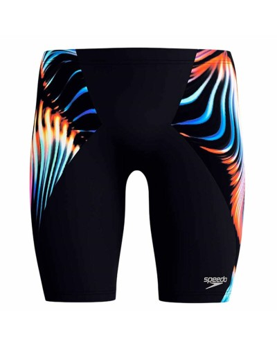 Men’s Bathing Costume Speedo Digital V-Cut Jammer Black