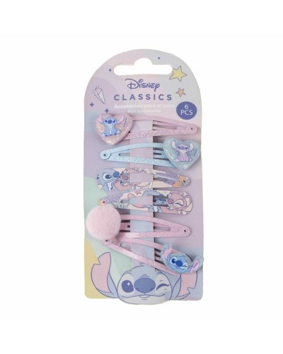 Hair Clips Stitch Blue