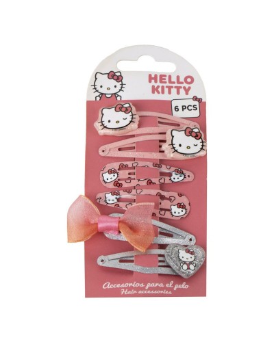 Hårklämmor Hello Kitty Rosa