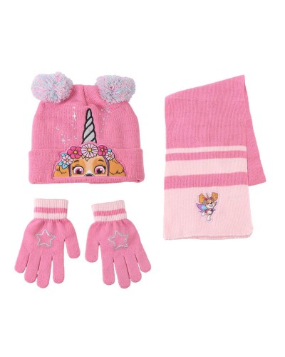 Hat & Gloves The Paw Patrol Pink