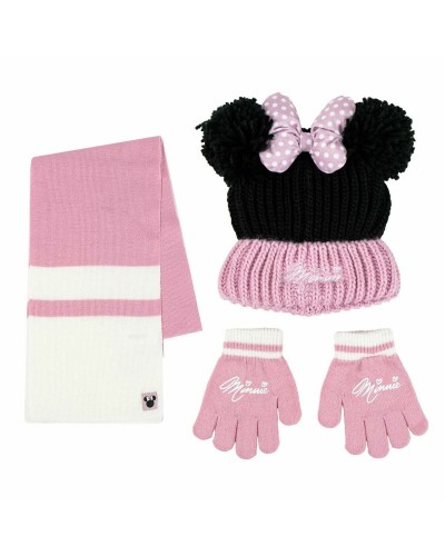 Berretto e Guanti Minnie Mouse Rosa